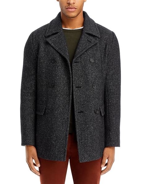 Michael Kors Wool Blend Double Breasted Overcoat